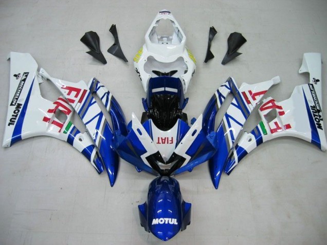 Carénage R6 06-07 - Bleu Blanc Motul Rouge Fiat