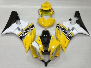 Carénage R6 06-07 - Jaune Blanc Noir