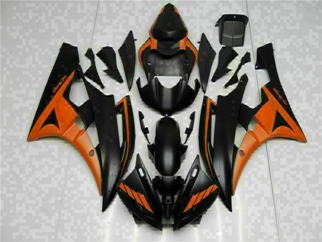 Carénage R6 06-07 - Orange Noir