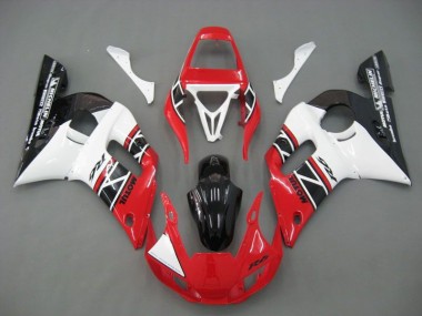 Carénage R6 98-02 - Rouge Blanc Noir