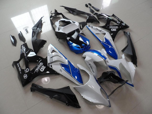 Carénage S1000RR 09-14 - Blanc Bleu Noir Carénage S1000RR 09-14 - Blanc Bleu Noir