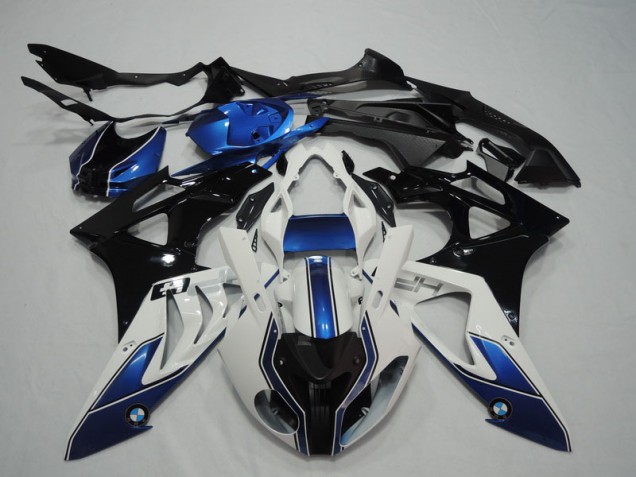 Carénage S1000RR 09-14 - Noir Blanc Bleu Carénage S1000RR 09-14 - Noir Blanc Bleu