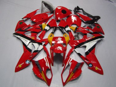 Carénage S1000RR 09-14 - Rouge Blanc