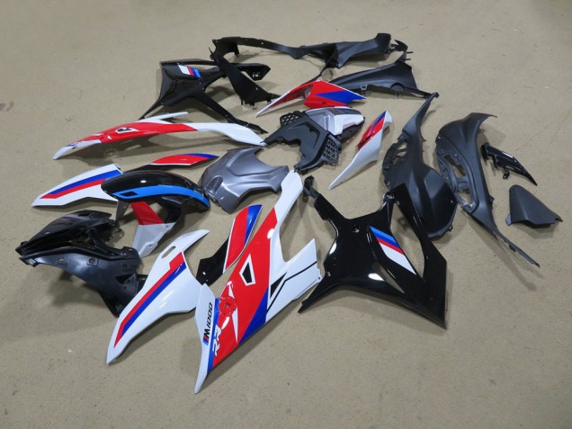 Carénage S1000RR 19-21 - Noir Blanc Rouge Bleu