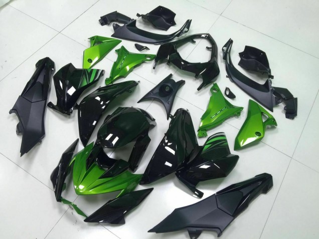 Carénage Z800 13-16 - Vert Noir Carénage Z800 13-16 - Vert Noir