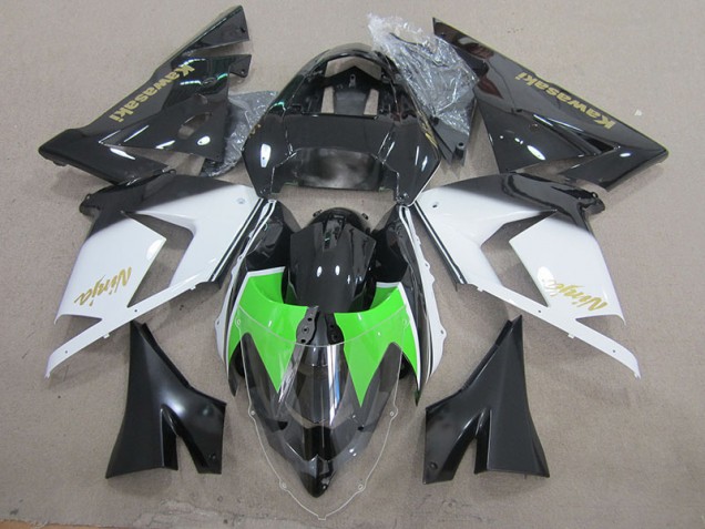 Carénage ZX10R 03-05 - Noir Blanc Or Ninja