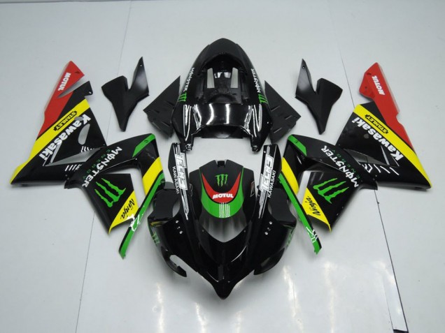 Carénage ZX10R 03-05 - Noir Jaune Monster Carénage ZX10R 03-05 - Noir Jaune Monster