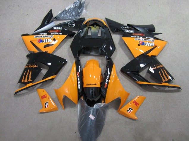 Carénage ZX10R 03-05 - Noir Orange 3M Monster Carénage ZX10R 03-05 - Noir Orange 3M Monster