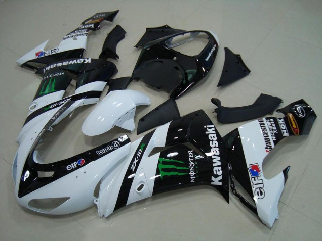 Carénage ZX10R 06-07 - Blanc Monster