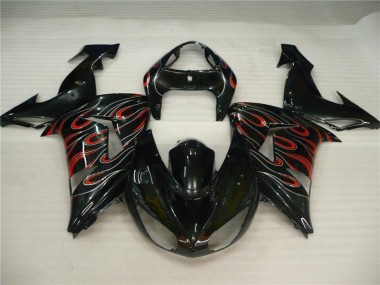 Carénage ZX10R 06-07 - Noir Gris Rouge