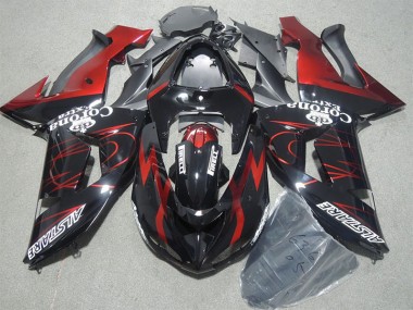 Carénage ZX10R 06-07 - Noir Rouge Corona Extra