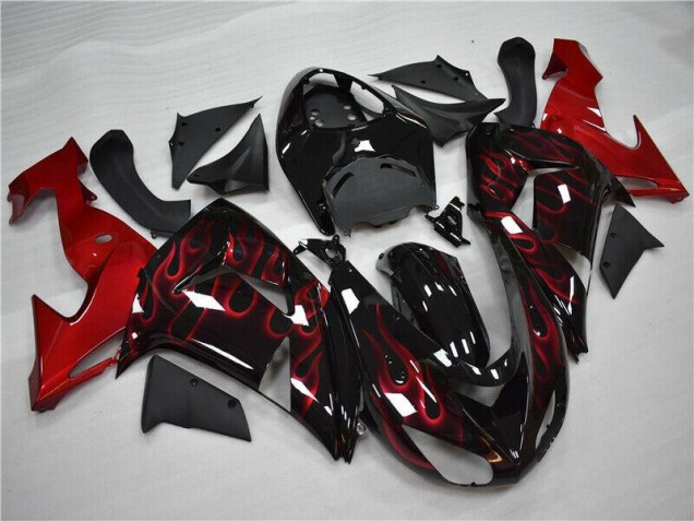 Carénage ZX10R 06-07 - Rouge Flamme Carénage ZX10R 06-07 - Rouge Flamme