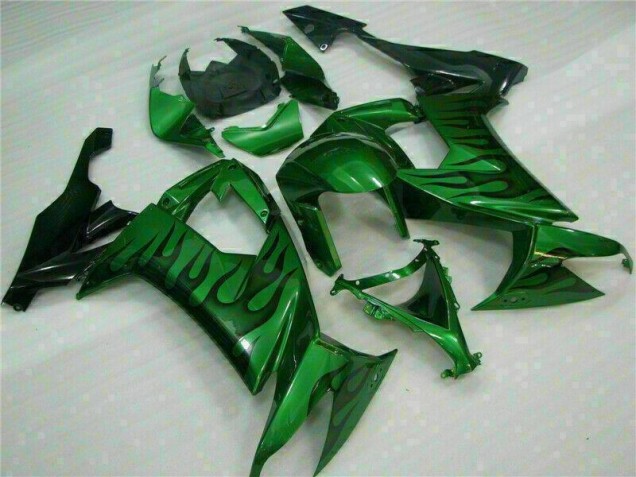 Carénage ZX10R 08-10 - Vert Flamme