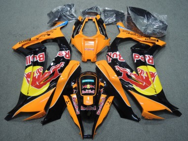 Carénage ZX10R 11-15 - Noir Orange Red Bull