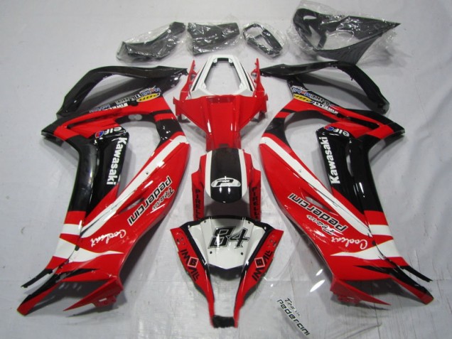 Carénage ZX10R 11-15 - Noir Rouge 84 Carénage ZX10R 11-15 - Noir Rouge 84