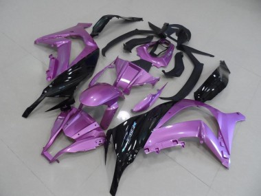 Carénage ZX10R 11-15 - Rose et Noir