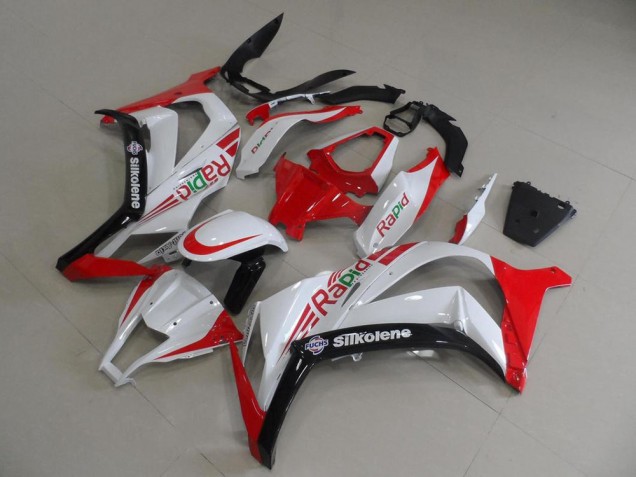 Carénage ZX10R 11-15 - Rouge et Blanc Rapid Carénage ZX10R 11-15 - Rouge et Blanc Rapid