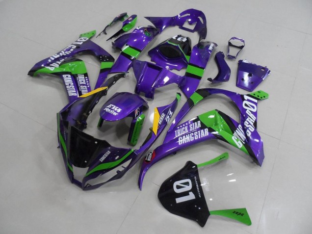 Carénage ZX10R 11-15 - Violet Eva Carénage ZX10R 11-15 - Violet Eva