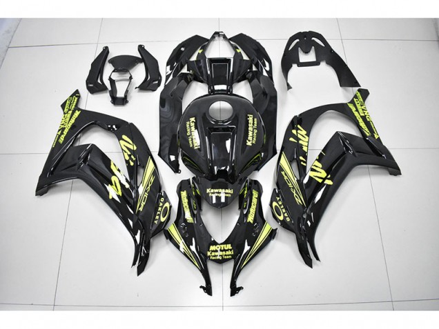 Carénage ZX10R 16-19 - Noir Jaune Courses Ninja Carénage ZX10R 16-19 - Noir Jaune Courses Ninja