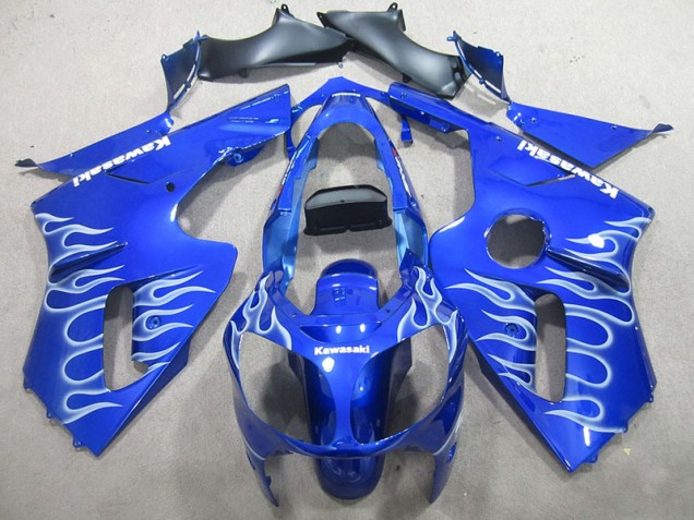Carénage ZX12R 00-01 - Bleu Blanc Flamme