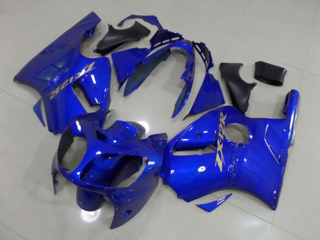 Carénage ZX12R 00-01 - Bleu avec Or Décalque