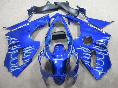 Carénage ZX12R 02-06 - Bleu Blanc Flamme
