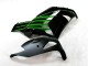 Carénage ZX14R ZZR 1400 12-21 - Noir Vert