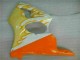 Carénage ZX6R 00-02 - Blanc Jaune Flamme Carénage ZX6R 00-02 - Blanc Jaune Flamme