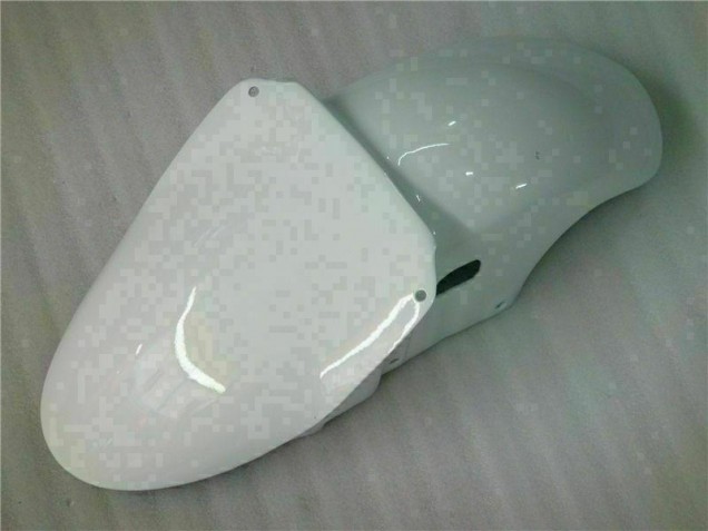Carénage ZX6R 00-02 - Blanc Jaune Flamme Carénage ZX6R 00-02 - Blanc Jaune Flamme