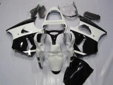 Carénage ZX6R 00-02 - Blanc Noir