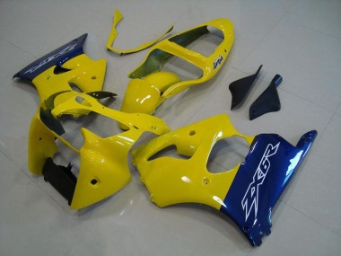 Carénage ZX6R 00-02 - Jaune Bleu