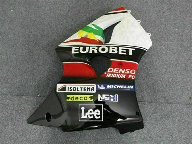 Carénage ZX6R 00-02 - Noir Blanc Eurobet