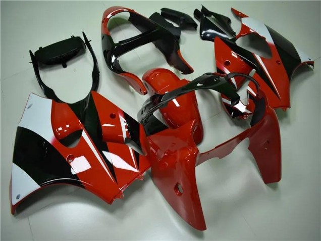 Carénage ZX6R 00-02 - Rouge Noir Blanc