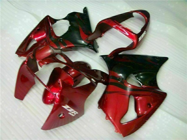 Carénage ZX6R 00-02 - Rouge Noir Carénage ZX6R 00-02 - Rouge Noir