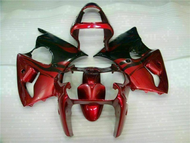 Carénage ZX6R 00-02 - Rouge Noir Carénage ZX6R 00-02 - Rouge Noir