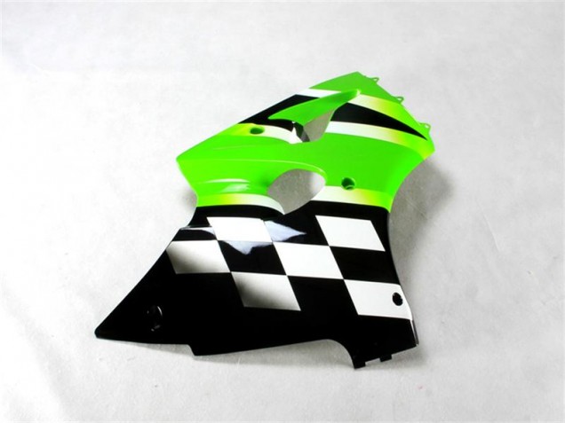 Carénage ZX6R 00-02 - Vert Noir Blanc Carénage ZX6R 00-02 - Vert Noir Blanc