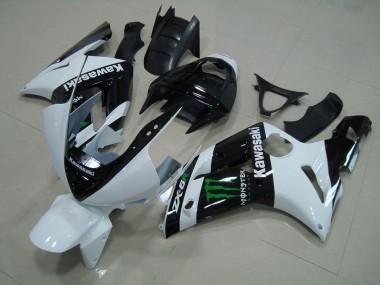 Carénage ZX6R 03-04 - Blanc Monster