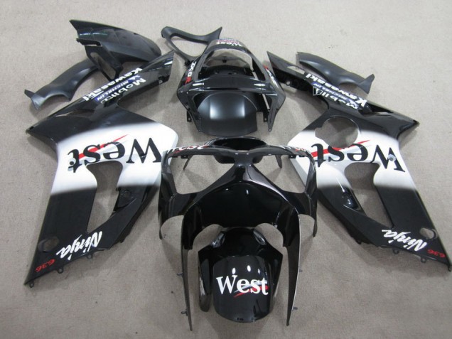 Carénage ZX6R 03-04 - Noir West Ninja 636 Carénage ZX6R 03-04 - Noir West Ninja 636