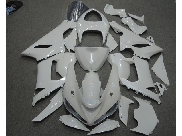 Carénage ZX6R 05-06 - Blanc