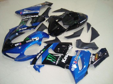 Carénage ZX6R 05-06 - Bleu Monster
