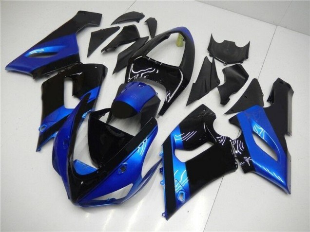 Carénage ZX6R 05-06 - Bleu Noir Carénage ZX6R 05-06 - Bleu Noir