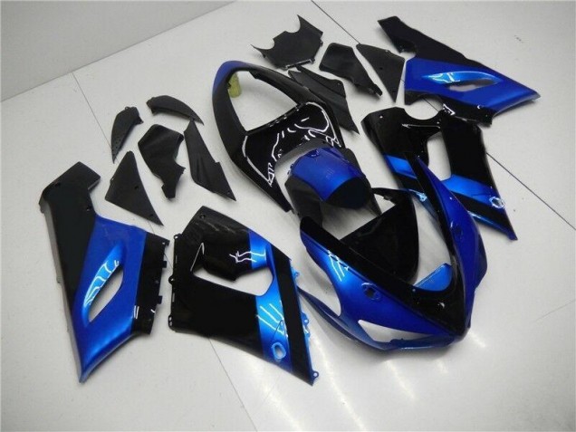 Carénage ZX6R 05-06 - Bleu Noir Carénage ZX6R 05-06 - Bleu Noir