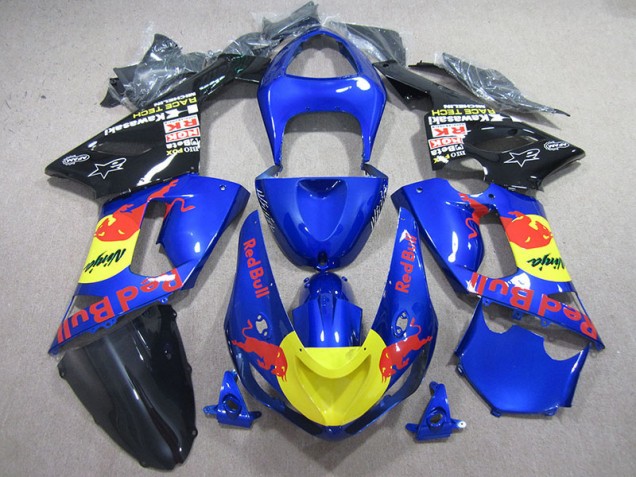 Carénage ZX6R 05-06 - Bleu Red Bull Ninja Carénage ZX6R 05-06 - Bleu Red Bull Ninja