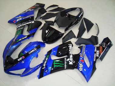 Carénage ZX6R 05-06 - Candy Bleu Monster