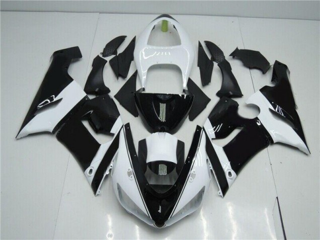 Carénage ZX6R 05-06 - Noir Blanc