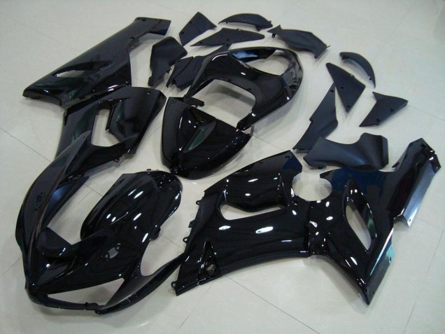 Carénage ZX6R 05-06 - Noir Brillant Carénage ZX6R 05-06 - Noir Brillant