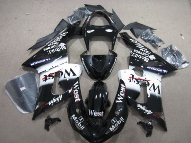 Carénage ZX6R 05-06 - Noir West Mobil Ninja 636