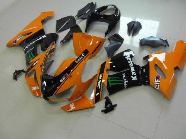 Carénage ZX6R 05-06 - Orange Monster