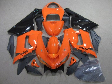 Carénage ZX6R 05-06 - Orange Noir Ninja
