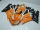 Carénage ZX6R 05-06 - Orange Noir